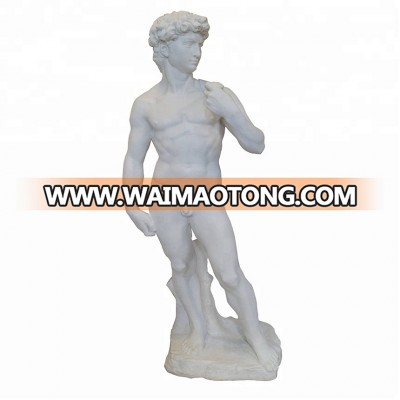 large outdoor artificial marble grave nude statue