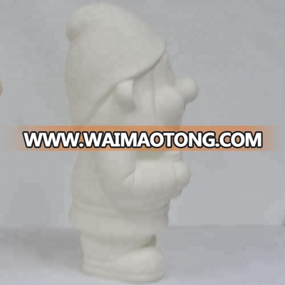 shenzhen ceramic diy kids toys unpainted ceramic gnomes